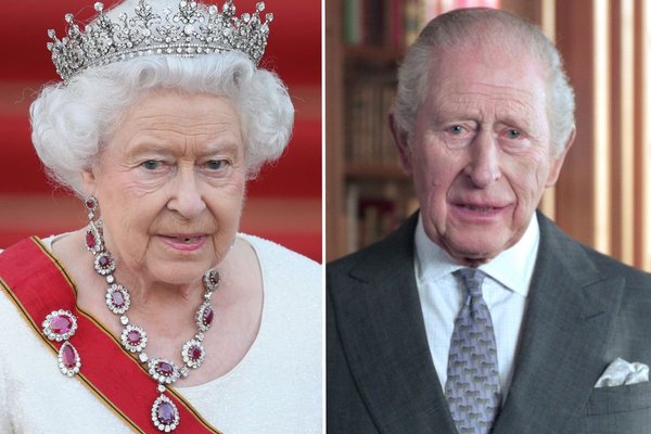 King Charles and Queen Elizabeth II