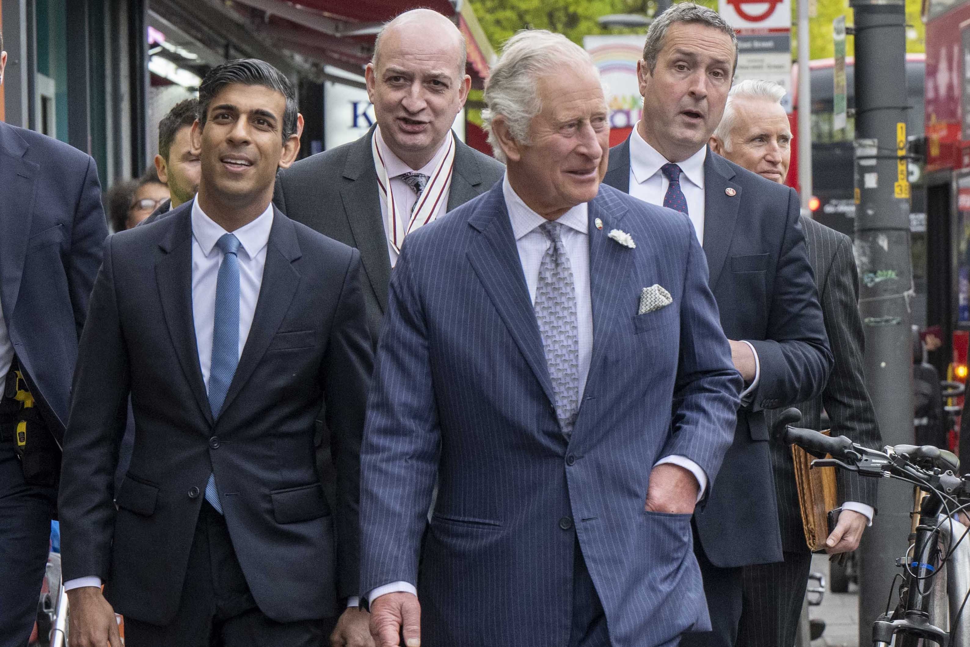 King Charles and Rishi Sunak