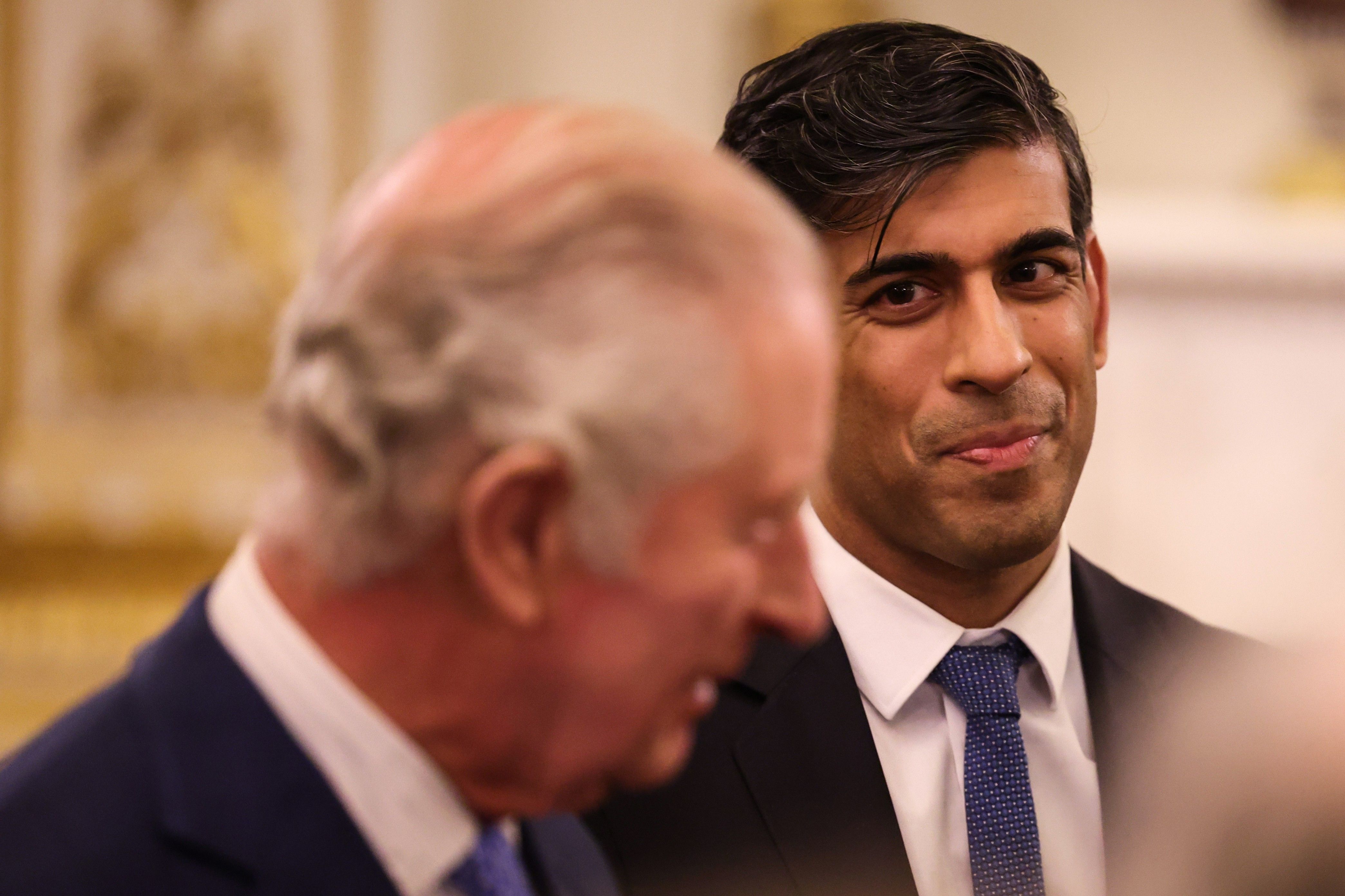 King Charles and Rishi Sunak