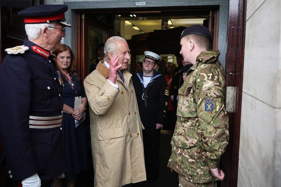 King Charles and Robbie McGovern