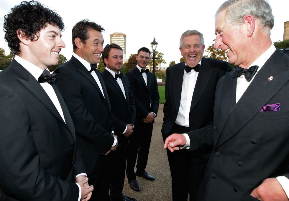 King Charles and Rory McIlroy