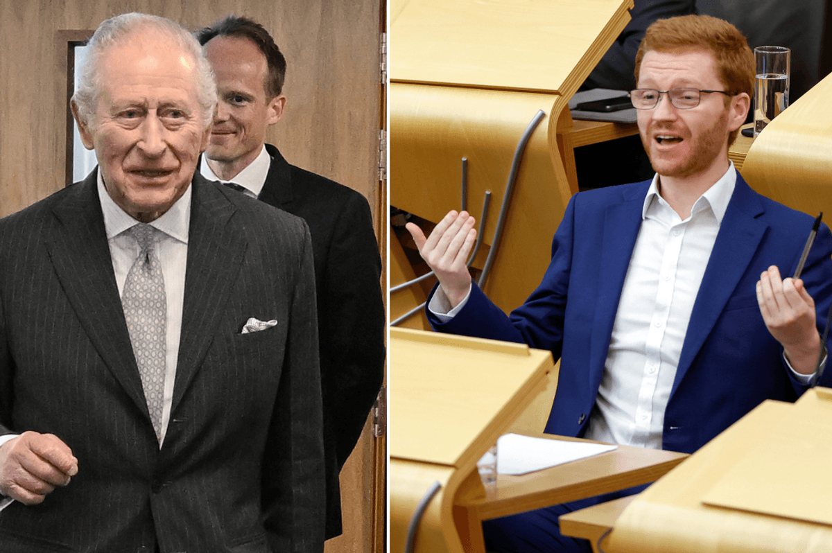 King Charles and Ross Greer