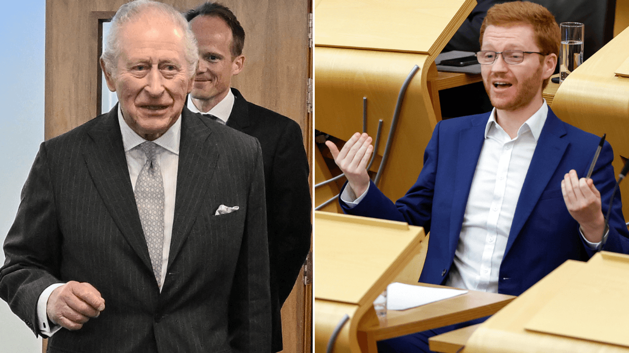 King Charles and Ross Greer