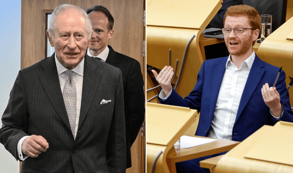 King Charles and Ross Greer