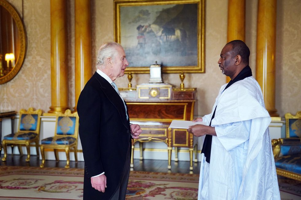 King Charles and Samba Mamadou Ba