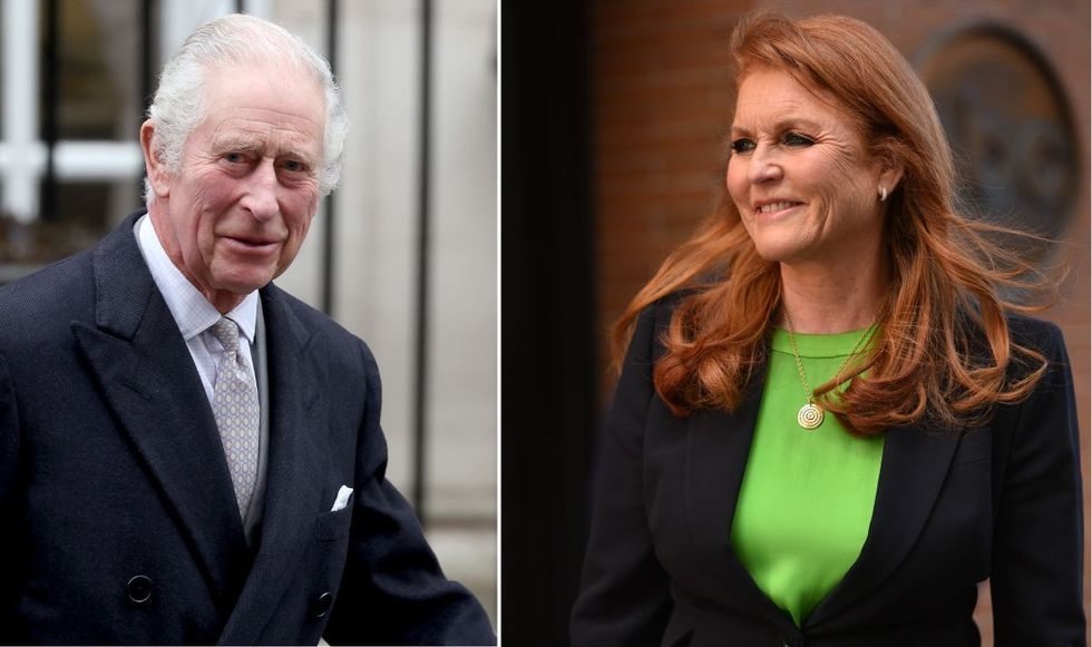King Charles and Sarah Ferguson