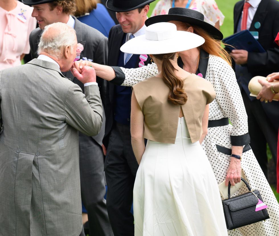 King Charles and Sarah Ferguson