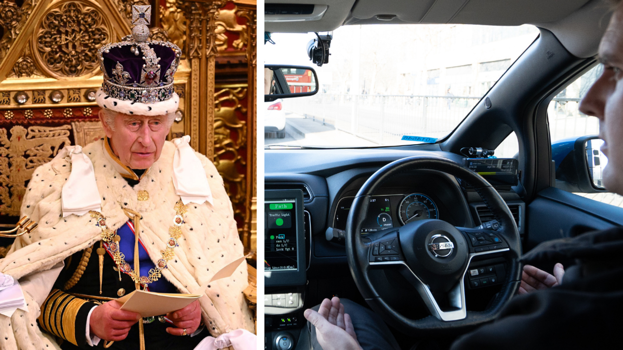 King Charles and SELF DRIVING CARS