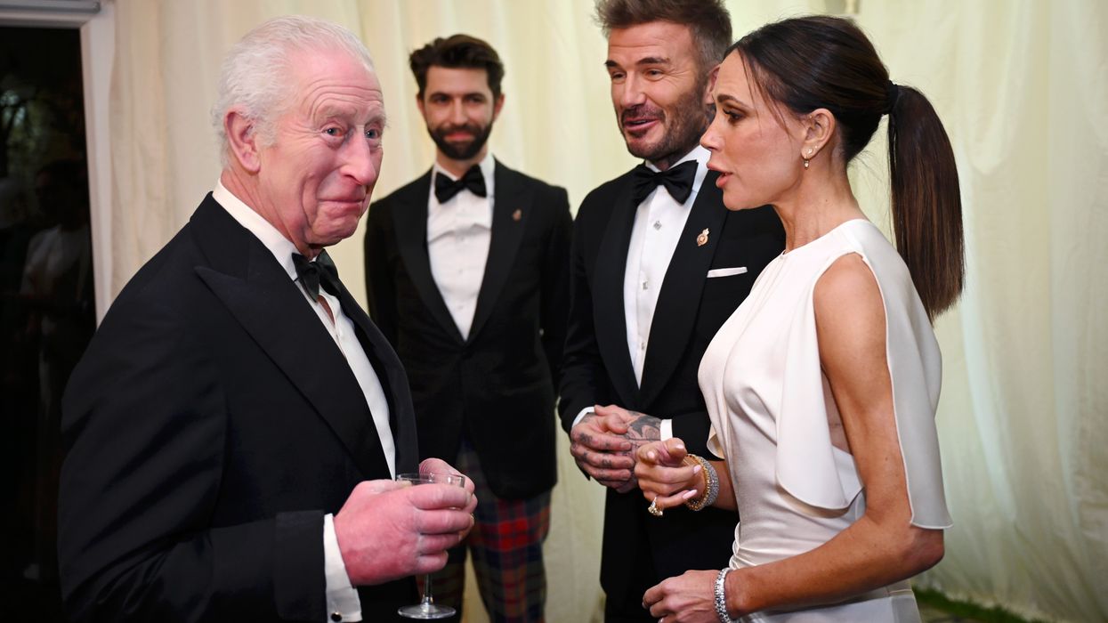 King Charles and Sir David Beckham