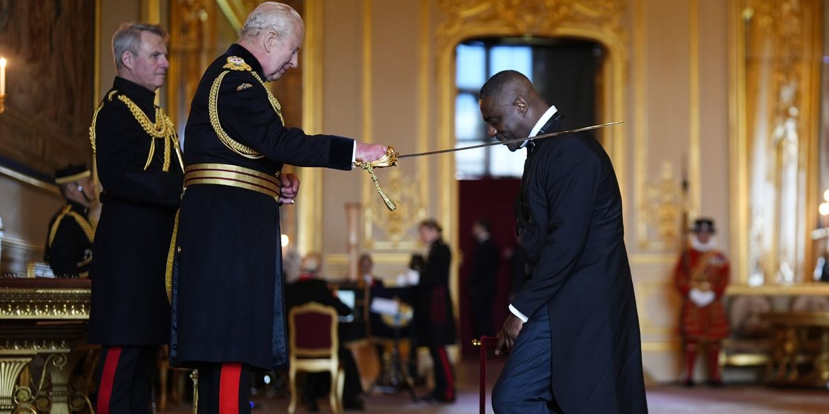 King Charles knights Sir Idris Elba in Windsor Castle ceremony King Charles knights Sir Idris Elba in Windsor Castle ceremony