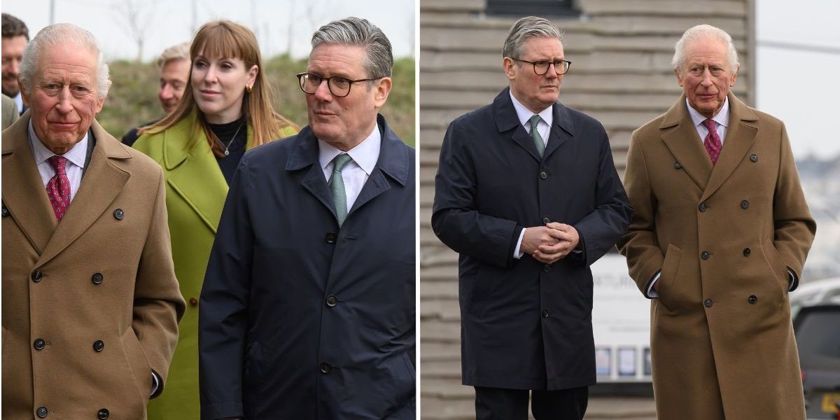 NextImg:King Charles joins forces with Keir Starmer and Angela Rayner in major public appearance