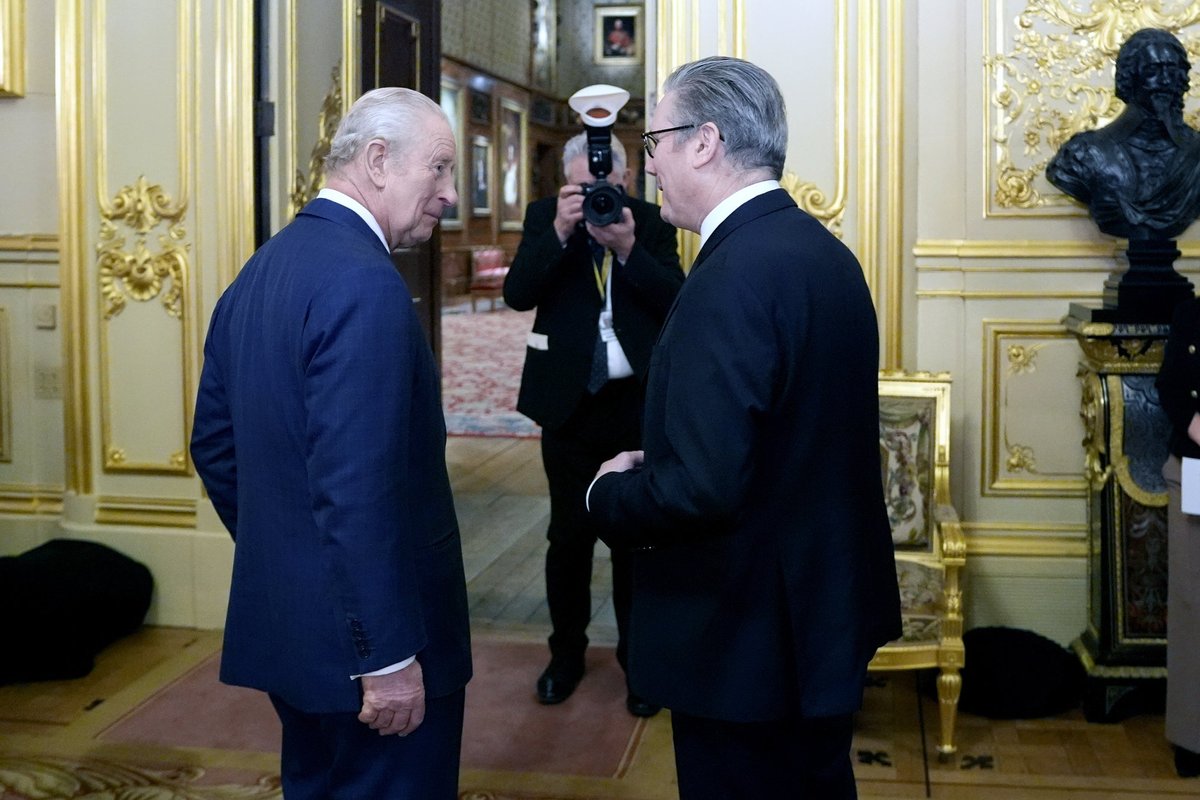 King Charles and Sir Keir Starmer