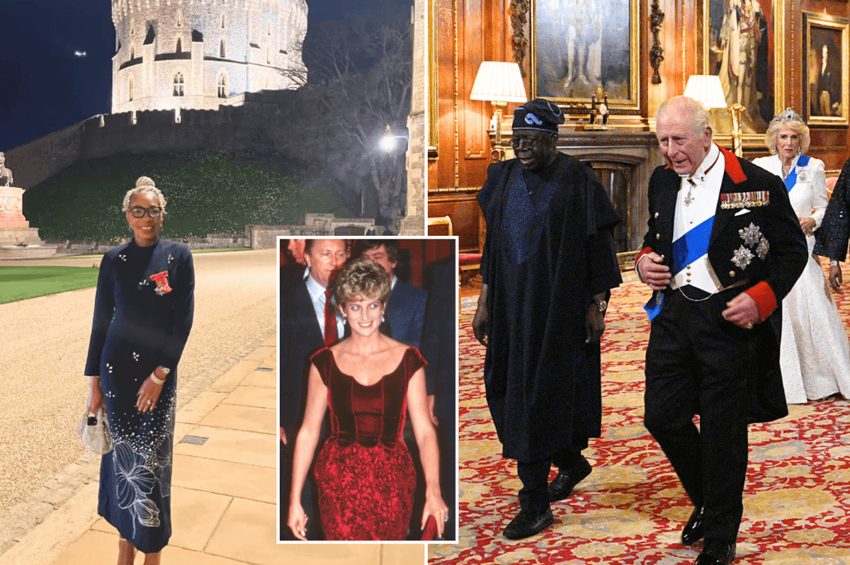 King Charles and Tessy Ojo