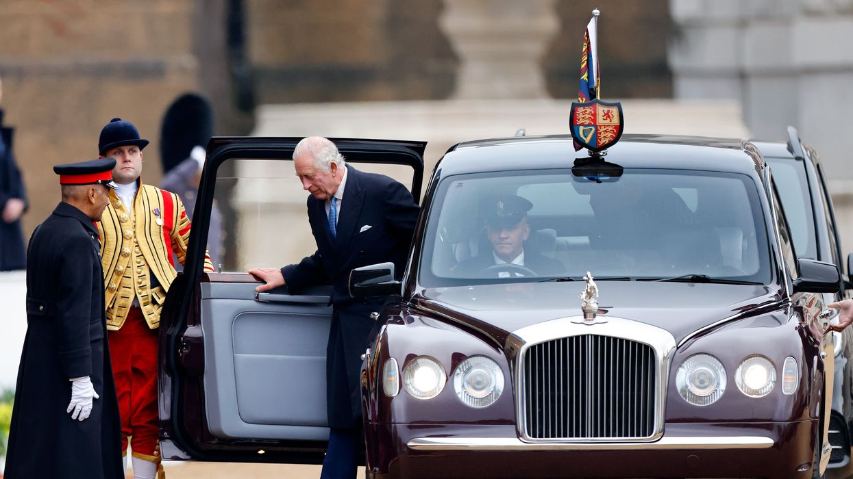 King Charles and the Bentley State Limousine