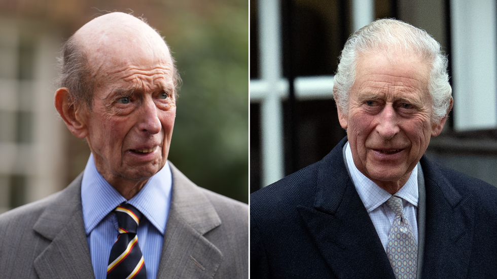 King Charles and the Duke of Kent