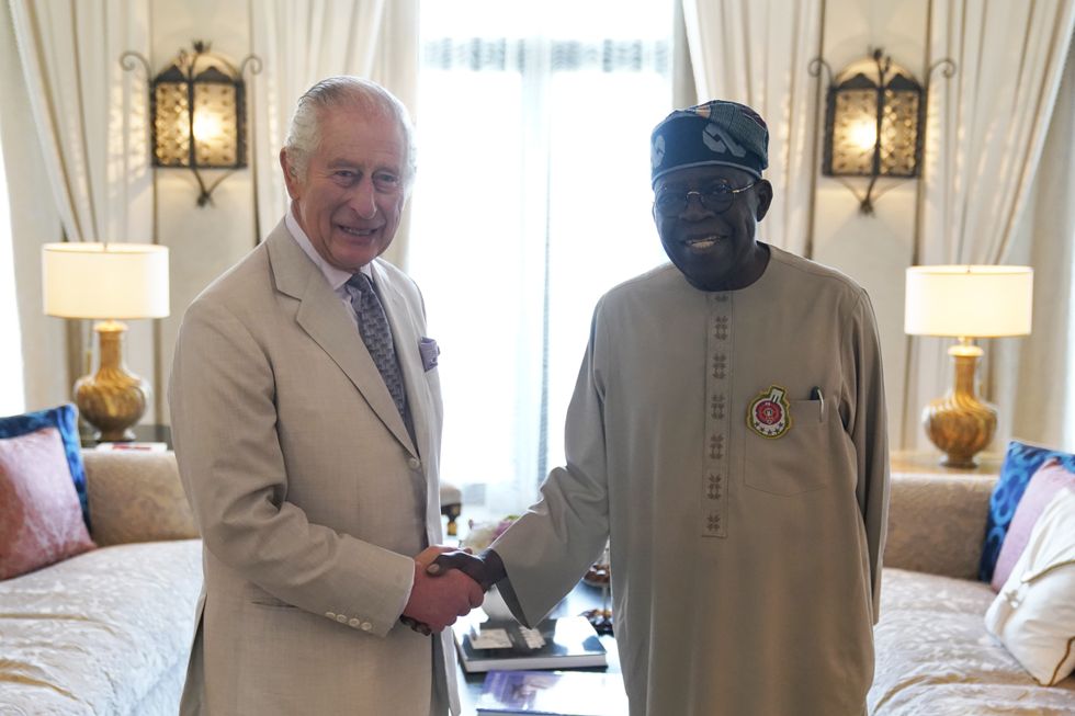 King Charles and the NIgerian president