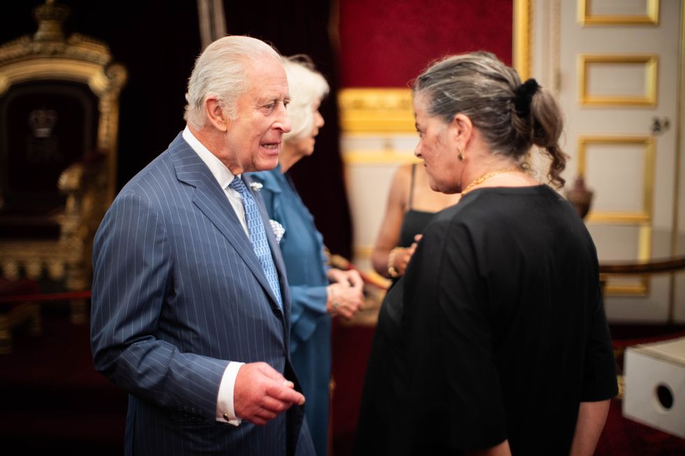 King Charles and Tracey Emin