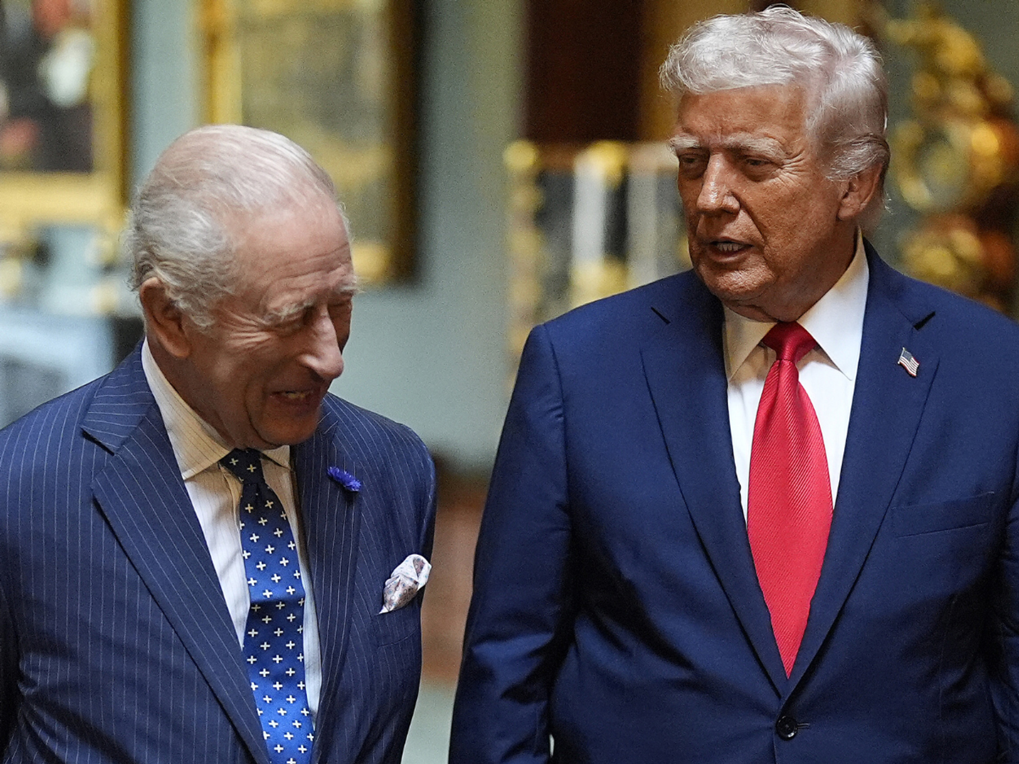 King Charles and Trump