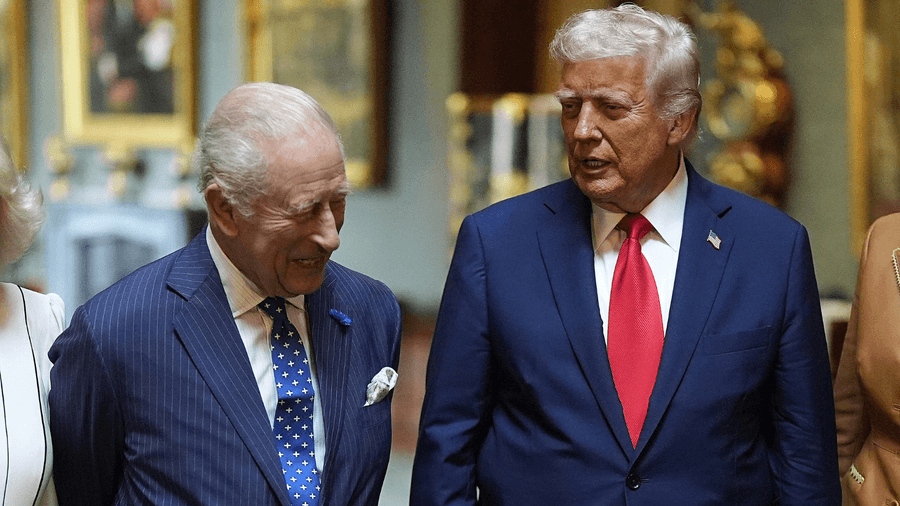 King Charles and Trump
