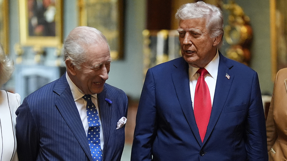 King Charles and Trump