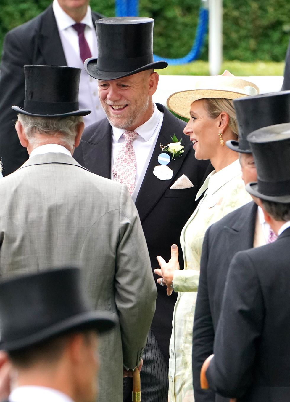 King Charles and Zara Tindall
