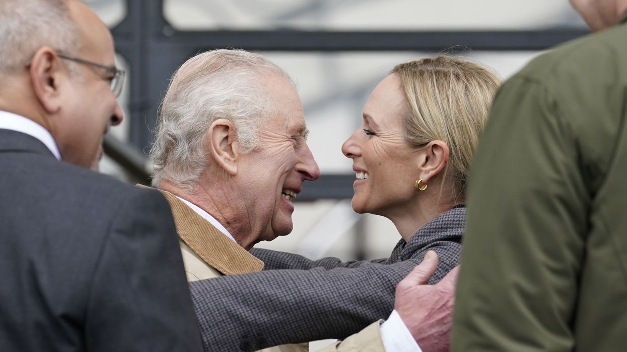 King Charles and Zara Tindall