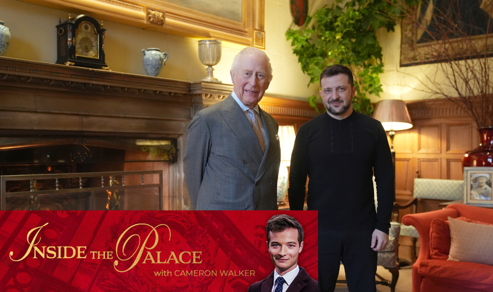 King Charles and Zelensky