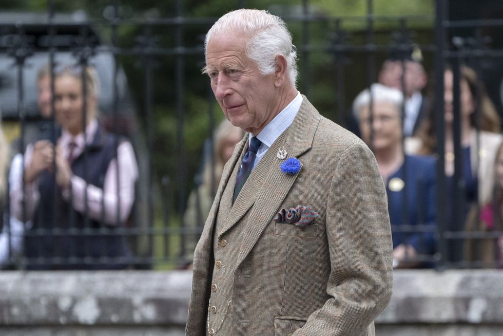 King Charles at Balmoral Castle