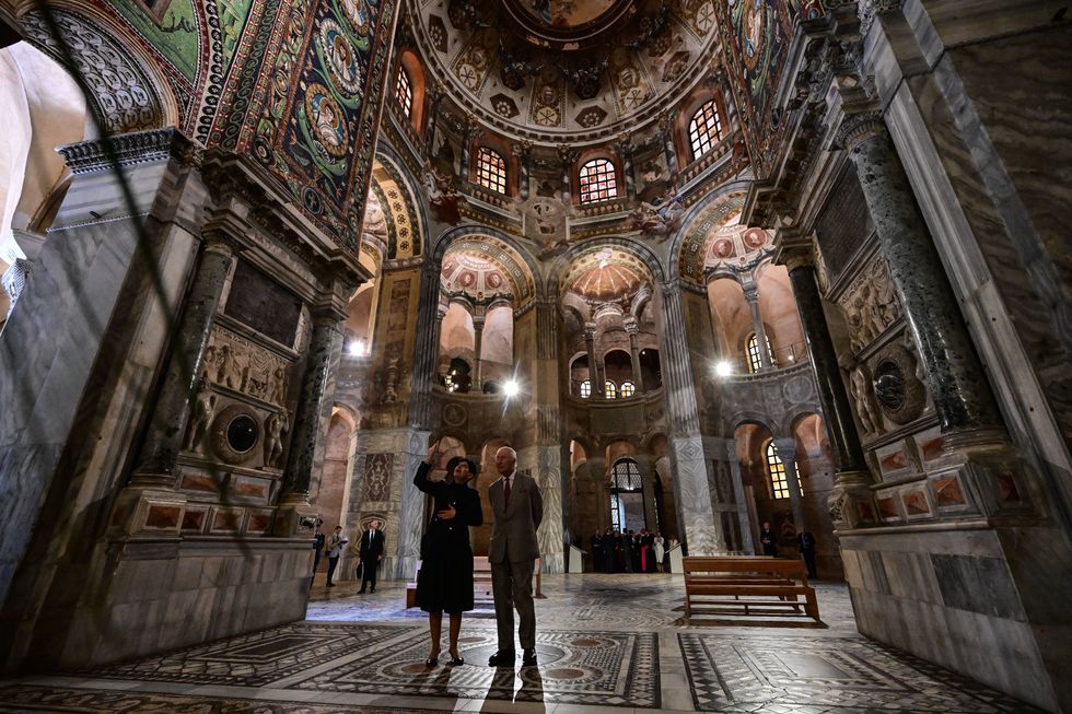 King Charles at Basilica di San Vitale