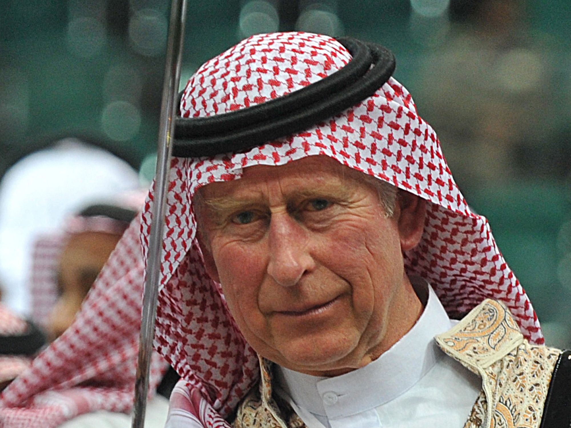 King Charles at the Janadriya culture festival in Saudi Arabia