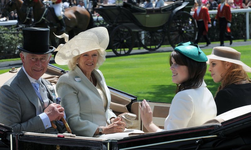 King Charles, Beatrice and Eugenie
