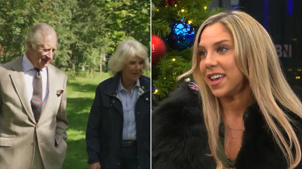 King Charles, Camilla and Victoria Bahra