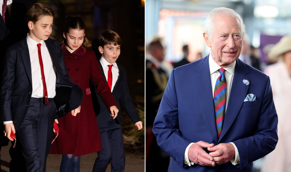 King Charles, Charlotte, Louis and George