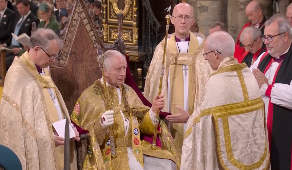 King Charles crowned