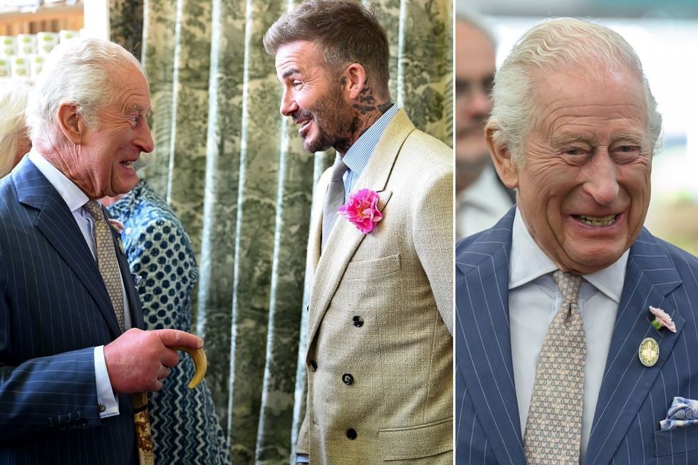 King Charles, David Beckham