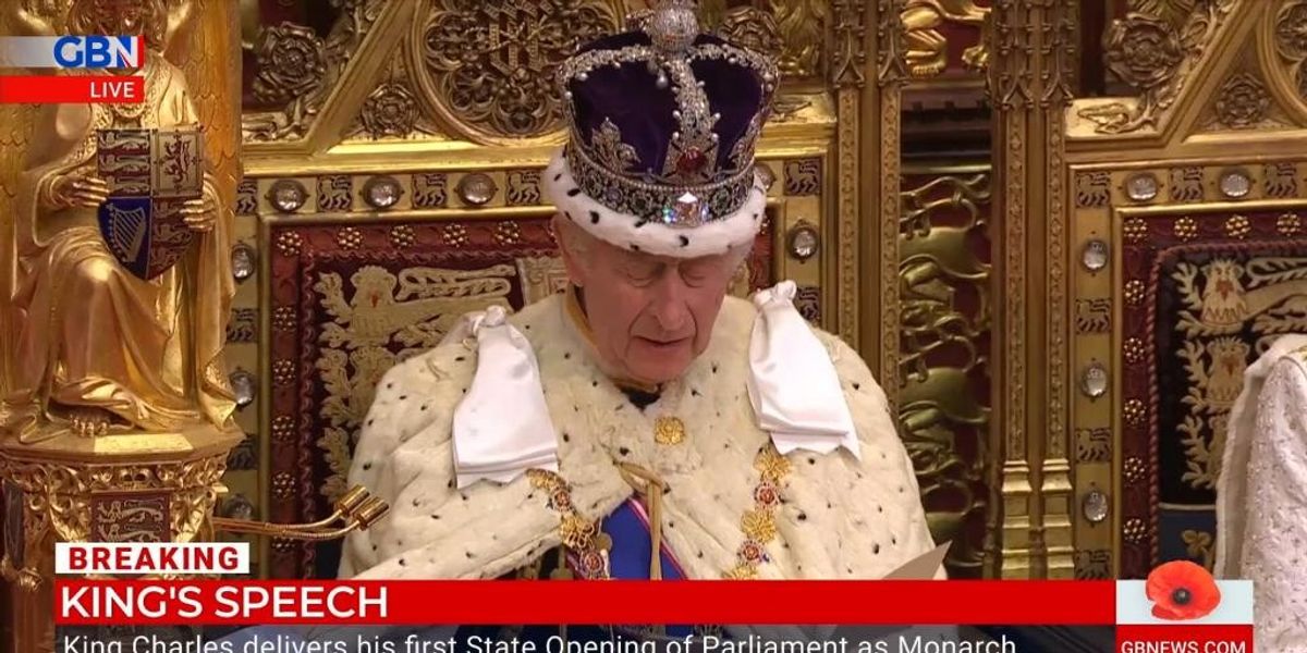 NextImg:WATCH: Did King Charles pause before braving delivery of Rishi’s gas and oil plan?