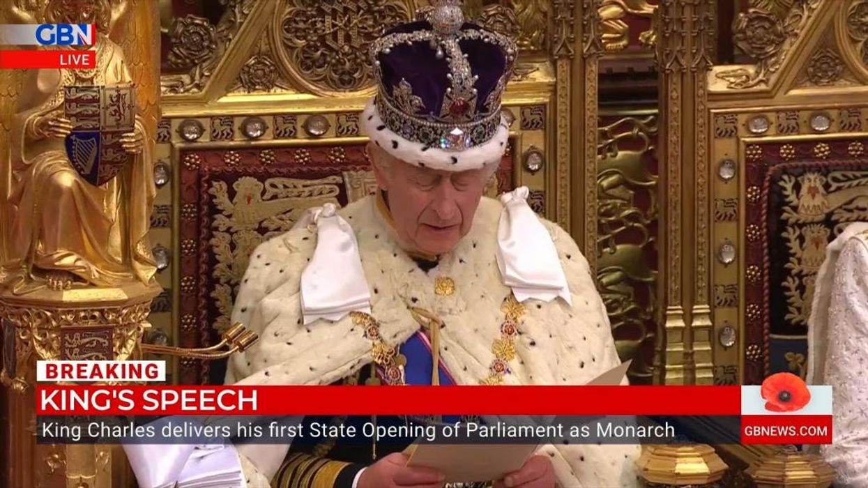 WATCH: How King Charles reacts as he delivers Rishi's gas and oil plan