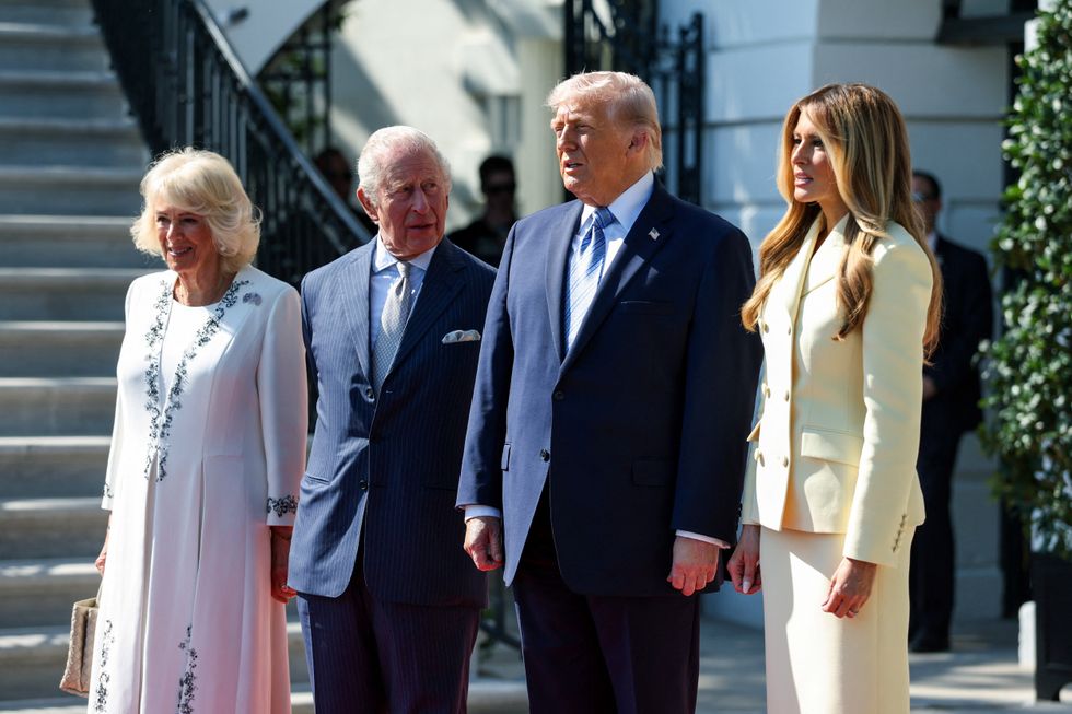 King Charles, Donald Trump, Queen Camilla, First Lady Trump
