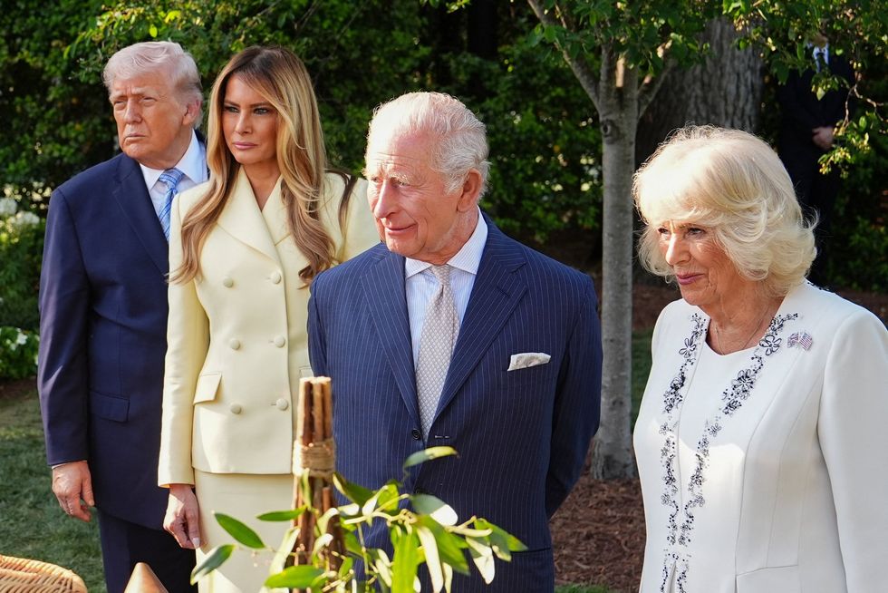 King Charles, Donald Trump, Queen Camilla, First Lady Trump