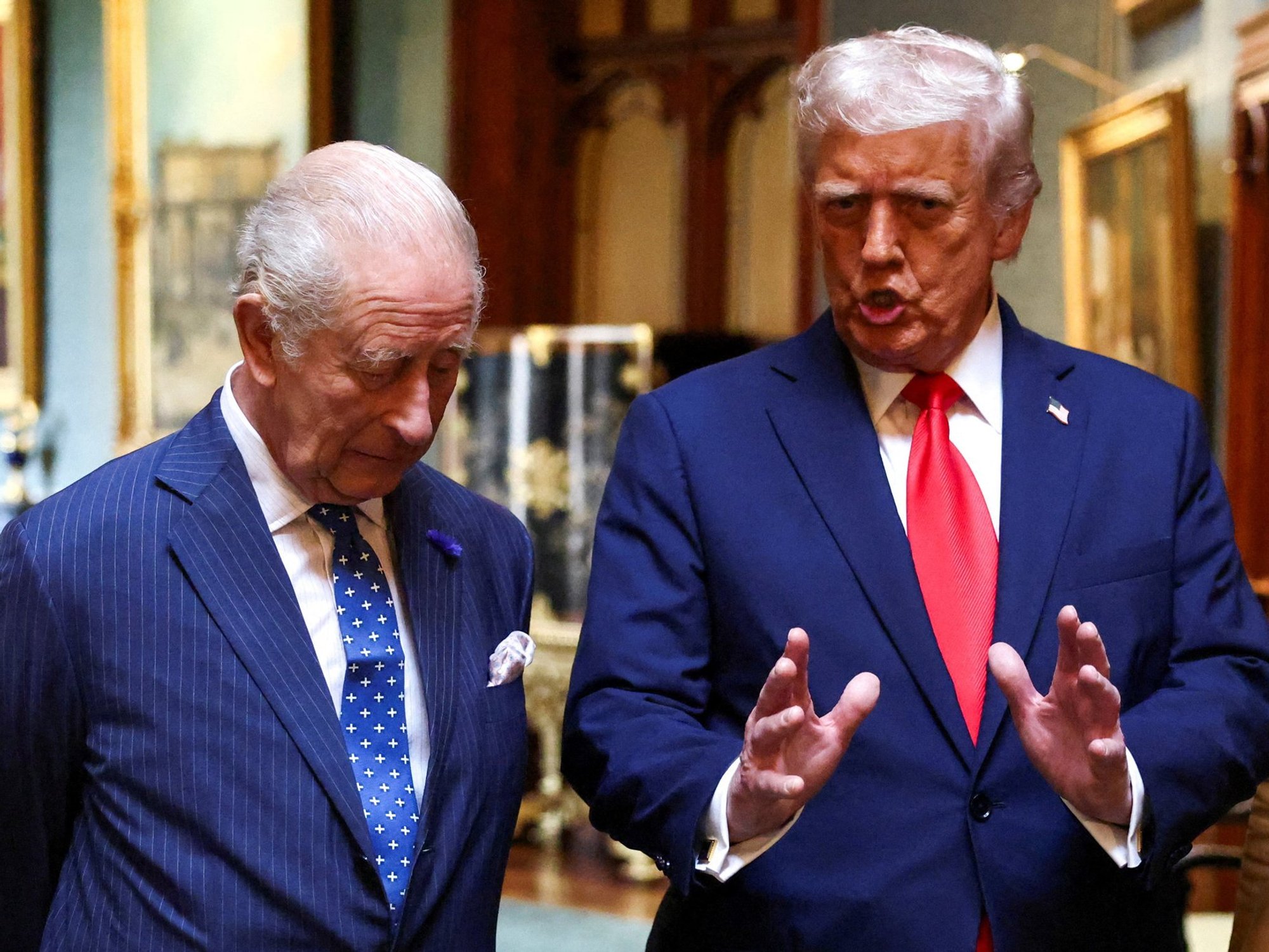 King Charles, Donald Trump