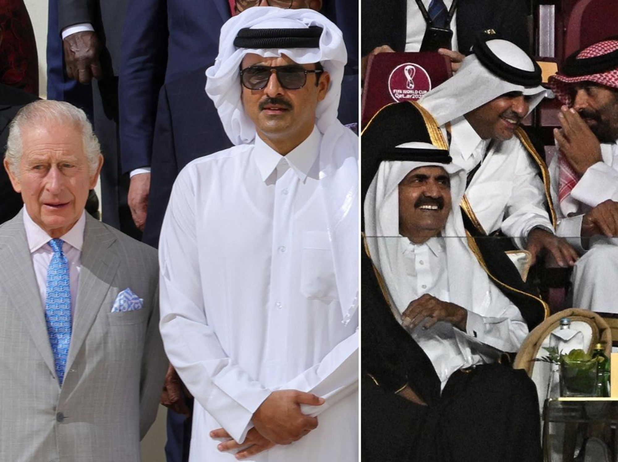 King Charles, Emir Sheikh Tamim bin Hamad Al-Thani