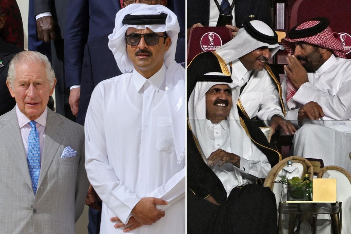 King Charles, Emir Sheikh Tamim bin Hamad Al-Thani