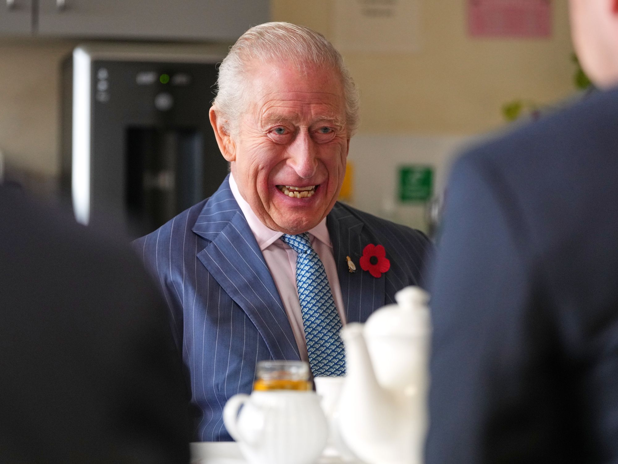 King Charles jokes about 'dropping dead' during health admission