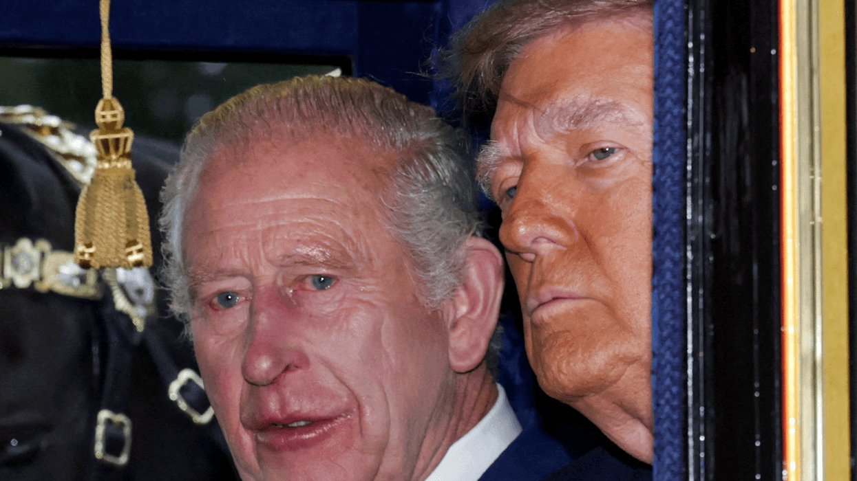 King Charles (left), Donald Trump (right)