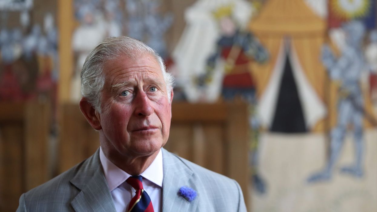 King Charles looking sad