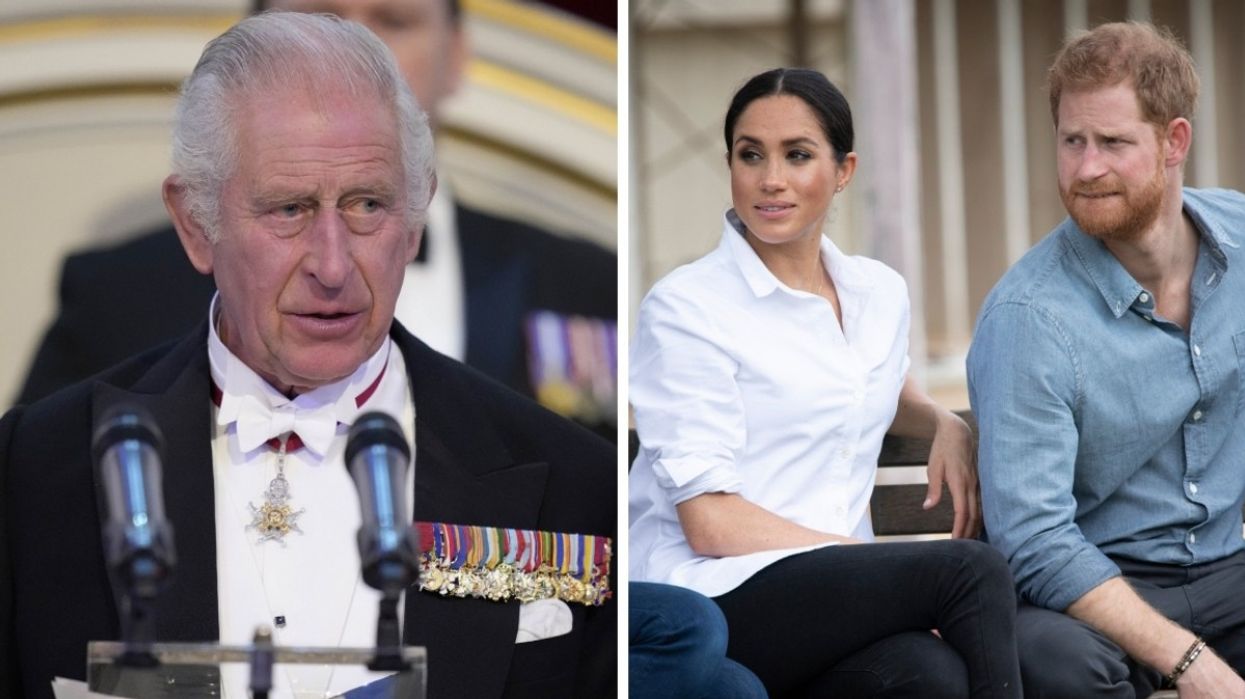 King Charles, Meghan Markle and Prince Harry
