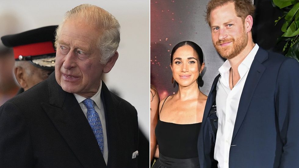 King Charles , Meghan Markle and Prince Harry