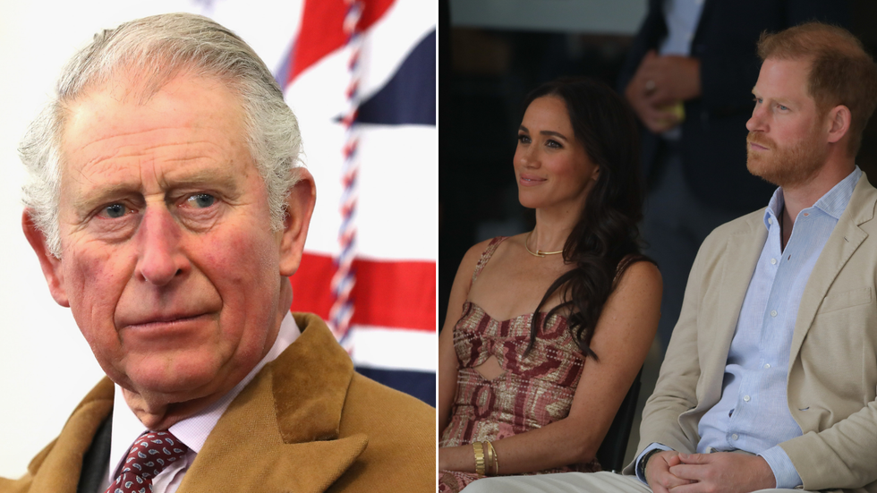 King Charles, Meghan Markle and Prince Harry