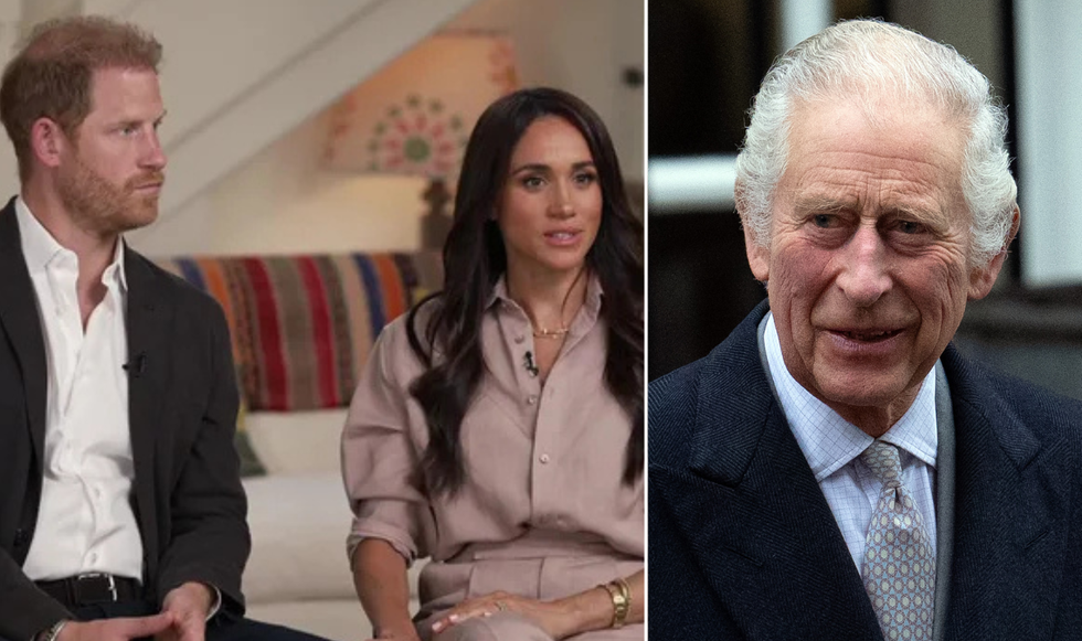 King Charles, Meghan Markle and Prince Harry