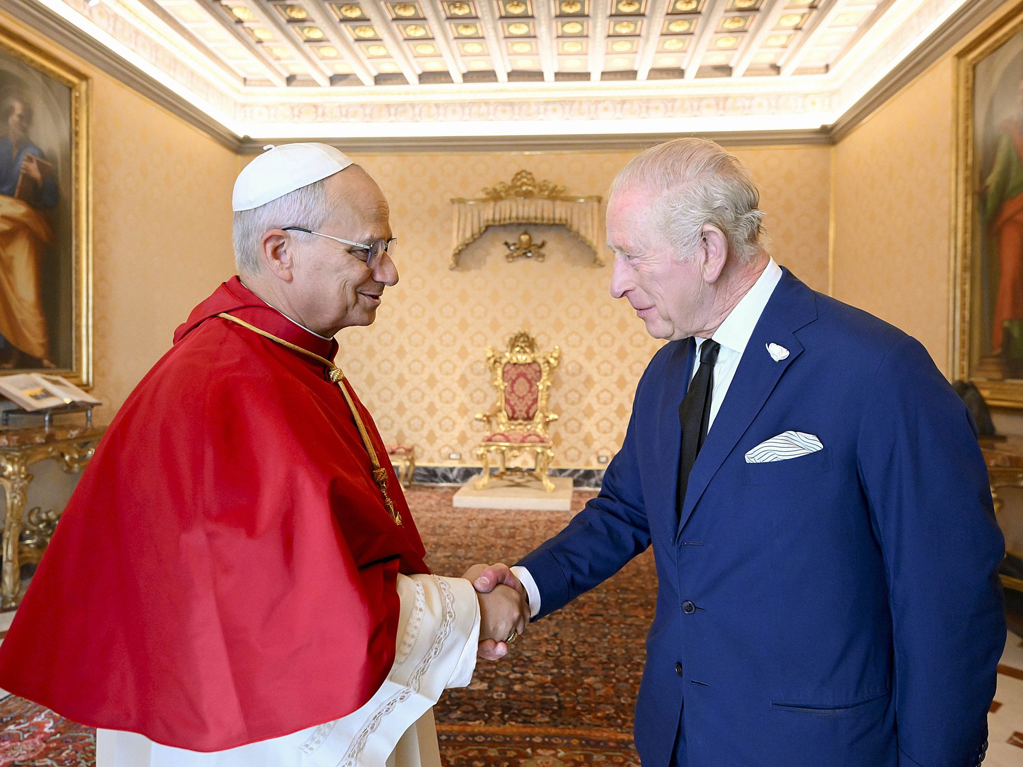King Charles, Pope Leo